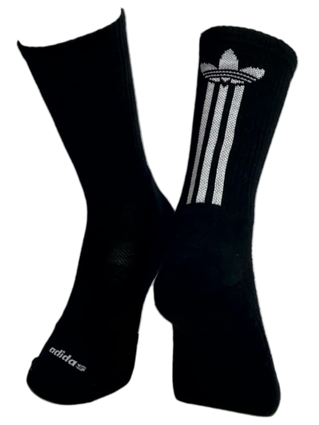 meia adidas preta
