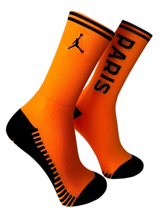 meia jordan poliamida laranja