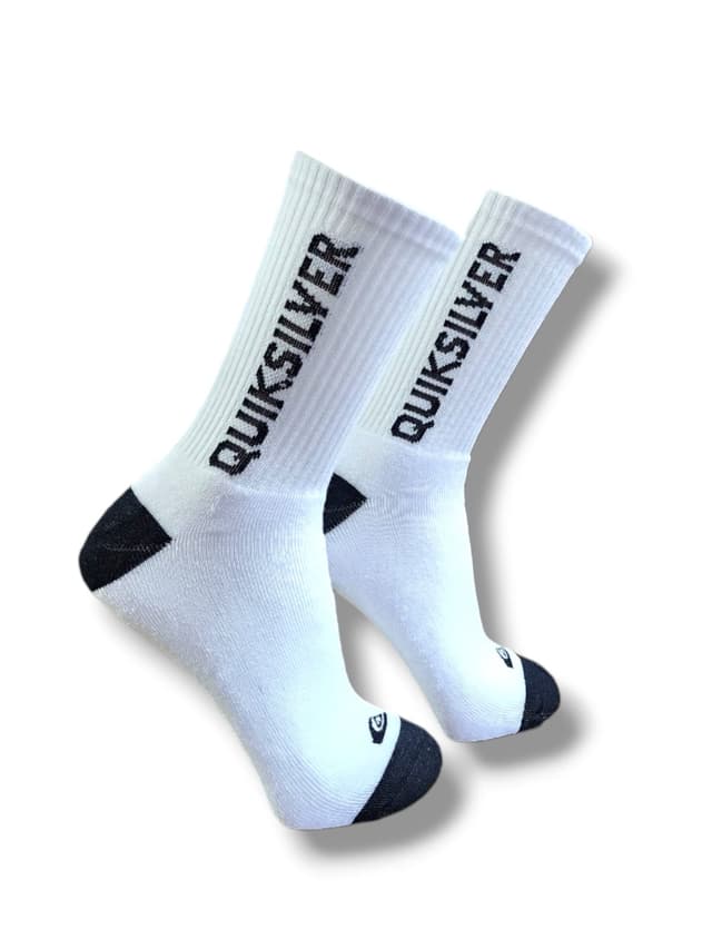 Meia Quiksilver Letreiro