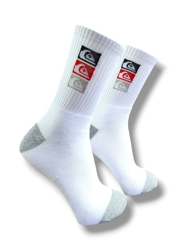 Meia Quiksilver Logo Triplo