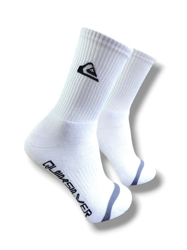 Meia Quiksilver Logotipo