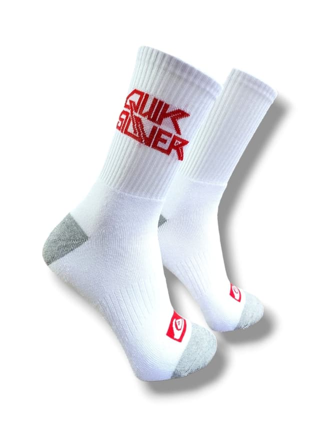 Meia Quiksilver Vermelha